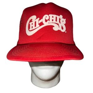 Yupoong Chi Chi's Red Vintage Snapback Hat One Size